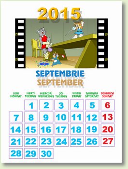 Calendar septembrie 2015